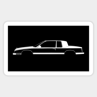 Cadillac Eldorado Biarritz (1991) Silhouette Sticker